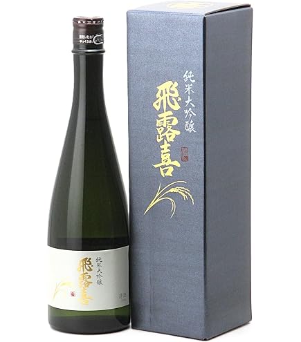 Amazon.co.jp: 飛露喜 純米吟醸 黒ラベル 720ml : 食品・飲料・お酒