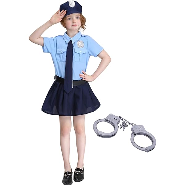Amazon.co.jp: [Moerstar] ポリス 仮装 子供 女の子 お巡りさん