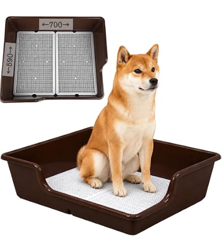 Amazon | DogLife 犬 トイレ トレー 大型犬 飛び跳ね防止 スーパー