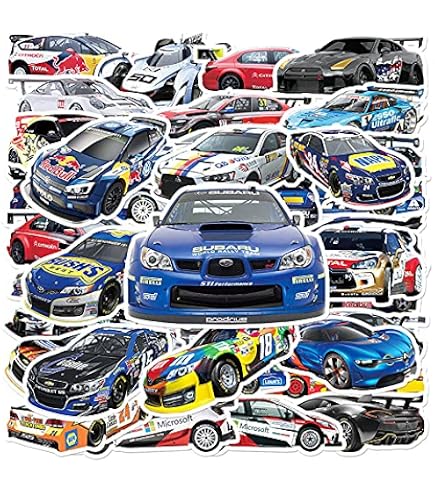 Amazon.co.jp: 100枚スポーツカーステッカーセット おしゃれブランド 