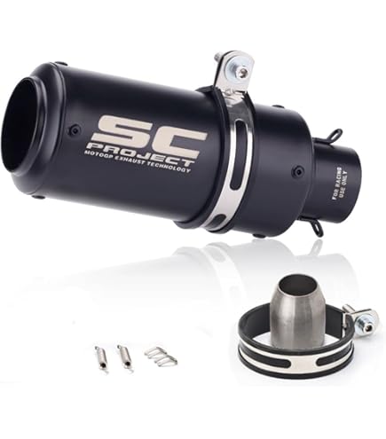 Amazon.co.jp: スリップオンマフラー バイクマフラーサイレンサー に