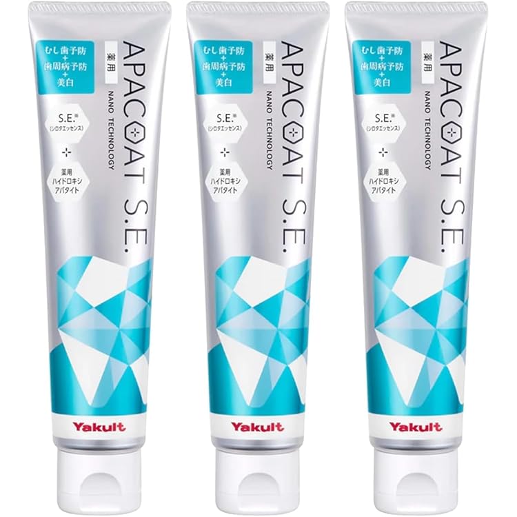 Amazon | ヤクルト 歯磨き粉 アパコート SE 120g 3個 セット 薬用 歯周