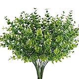 GTidea フェイクグリーン 観葉植物 ユーカリ インテリア 人工観葉植物 グリーン