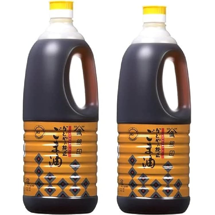 銀印 ごま油 濃口 1650g×6本入 kadoya_1box.jpg