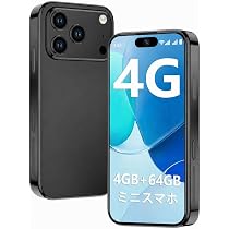 Amazon | ミニスマホ SIMフリー 本体 3.7インチ 小型スマホ 4G LTE