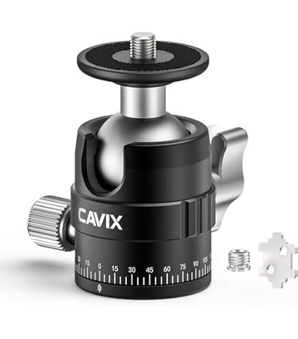 FEICHAO Mini Metal BallHead With 1/4" Screw Mount 360 Degree Swivel - View #8