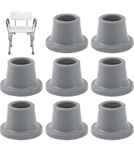 Amazon｜バスチェア用ゴム足 - シャワーチェア用交換用足8個、シャワー