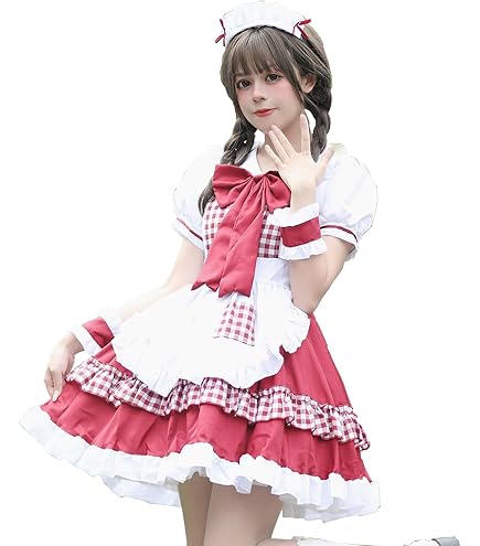 【未着用】パニエ付き黒白ショート丈メイド服豪華4点セット Mサイズ 美品☆メイド服セットパニエ付きの通販 by ロジャ's shop｜ラクマ