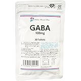 GABA （ギャバ）ガンマアミノ酪酸　gaba100mg　[携帯用]　[お試し用]　　　　　　サプリメント 30粒