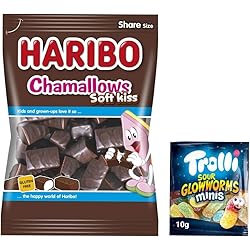 Amazon.co.jp: ハリボー チョコマシュマロ chamallows 200g オリジナル