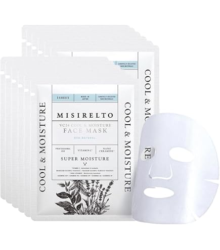 【まりも】MISIRELTO ミシレルト フェイスマスク 100枚 Amazon.co.jp: MISIRELTO VC24 クール&モイスチャーフェイスマスク 100