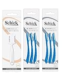 Schick(シック) 全身用 ヘアトリマー(1本入×1個) + 顔・眉毛用 Lディスポ(3本入×2個) メンズ 髭剃り カミソリ 【まとめ買い】