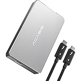 ACASIS 40Gbps M.2 NVMe SSD Enclosure, Tool Free Installation, TBU 401 for M1 M2 Pro/Max, Compatible with USB4/3.2/3.1/3.0/2.0