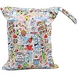 MSsmart (TM) Waterproof PUL Durable Designer Baby Cloth Diaper Laundry Wet and Dry Bags Multipurpose