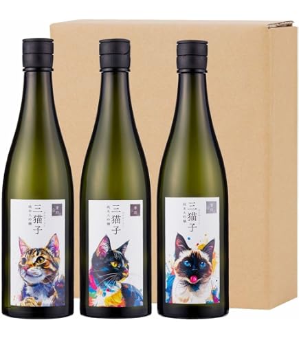 Amazon.co.jp: 千代寿 月夜の眠り 黄猫ボトル 720ml : 食品・飲料・お酒