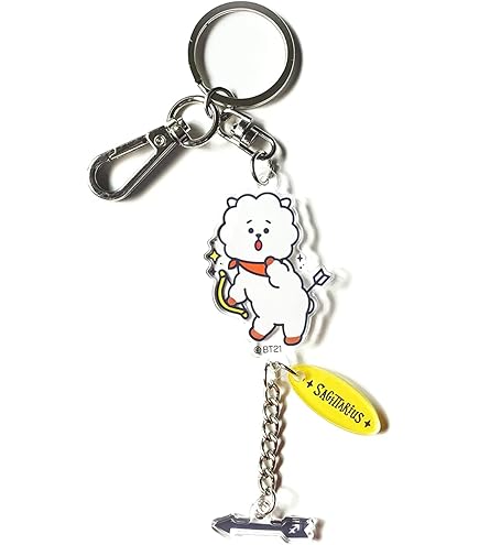 Amazon.co.jp: wootteo x RJ Plush Keyring white : Clothing, Shoes