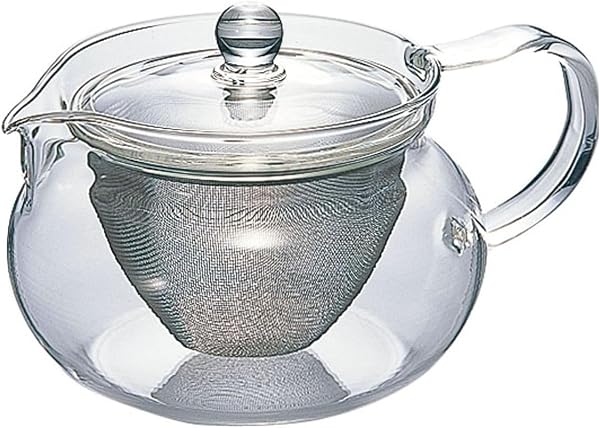 HARIO(ハリオ) 茶茶急須 丸 実用容量450ml 耐熱ガラス プレゼント ギフト 贈り物 CHJMN-45T - 1