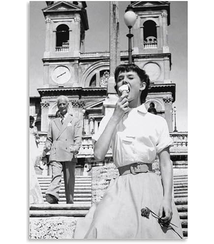 Amazon.co.jp: Posterazzi DAP11593 オードリー・ヘップバーン