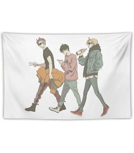 Amazon.co.jp: タペストリー かわいいアニメ柄 BANANA FISH