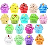 超軽量ねんど 18色ねんどセット butter slime 子供 おもちゃ 創作 知育玩具 粘土 安全無毒 ハンドメイド DIYセット 小学生 ストレス解消 女の子 男の子 誕生日 クリスマス プレゼント