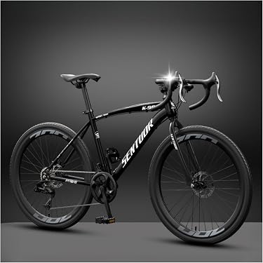 ★新品★　ロードバイク 自転車 マウンテン ロード アウトドア ブラック Amazon.co.jp 最新リリース: ロードバイク の新着ランキングです。