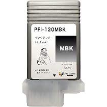 Amazon.co.jp: 3年保証 PFI-120 MBK 130ml 互換 インクタンク インク