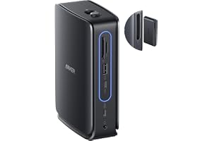 Anker Nano ドッキングステーション (13-in-1, 着脱式USB-C ハブ) | 最大4K 最大100W出力対応USB-Cアップストリームポート 最大3画面同時出力 10Gbps高速データ転送 SD/micro SDカードスロット搭載