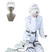 Amazon.co.jp: [LHMQ] はたらく細胞 コスプレ衣装 ウィッグ付き