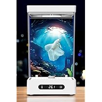 Amazon | ヒーター＆LED付小型水槽 白（ベタ・熱帯魚・メダカ