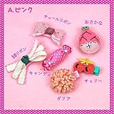 キッズ女の子ヘアクリップセット(6個セット)※返品交換不可アクセサリーアクセキラキラベビー【DM便】 Aピンク系