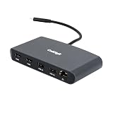 CalDigit Thunderbolt 3 mini Dock Dual HDMI 2.0 - バスパワー, 40Gbs, デュアル4Kディスプレイ, USB 3.0 & 2.0, ギガビットイーサネット［TB3-MiniDock-HM］