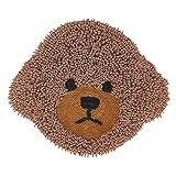 アニマルもふもふマット フロアーマット 動物柄 トイプードル