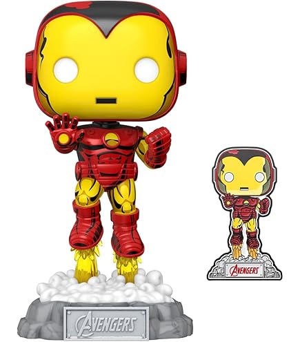 Funko Pop! & Pin: The Avengers: Earth's Mightiest Heroes - 60th
