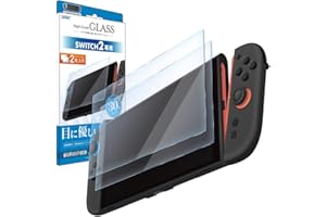 ASDEC アスデック Nintendo Switch 2用 ガラスフィルム 2枚セット ブルーライトカット 9H硬度 指紋防止 ラウンドエッジ 目に優しい 飛散防止/MF-NSW07