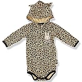 (シックス バニーズ) SIX BUNNIES フード付きベビー服【ロンパース】イエローパンサー (６～１２か月　身長65-75cm　身幅21㎝着丈41㎝肩幅18㎝袖丈22㎝)