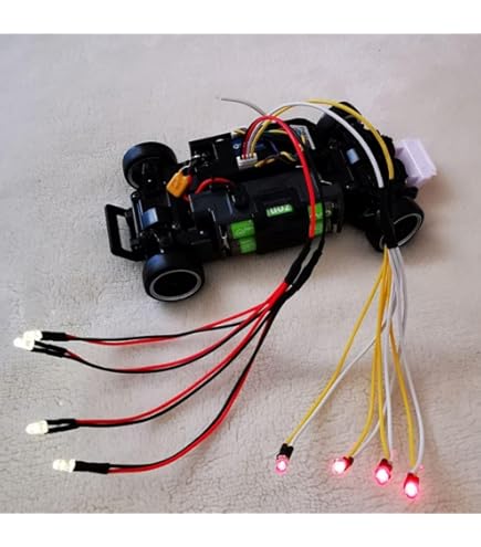 Amazon.co.jp: 京商 ミニッツ 用 LED ライト 白2 灯 赤2灯 橙2灯