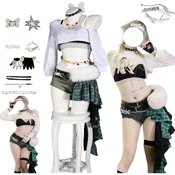 Amazon.co.jp: GGcosplay 勝利の女神 ニケ プリカ T.T.STAR コスプレ