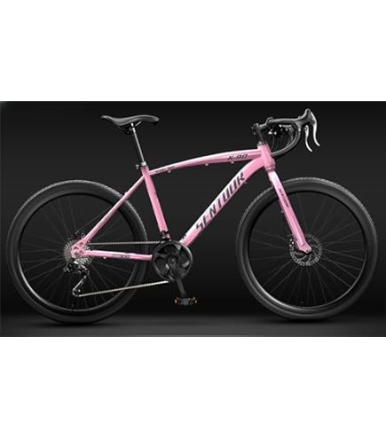 Amazon | Dazzixクロスバイク24/26インチエアロロードバイク 自転車 24