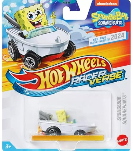 Amazon | Hot Wheels スポンジボブ コンバットメディック 1/6 ブルー