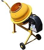 Amazon | 電動コンクリート 63L ミキサー 混合練り上げ機 27.5/min 