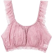 Amazon | [ニッセン] ブラジャー まるでNOブラ 総レースハーフトップ