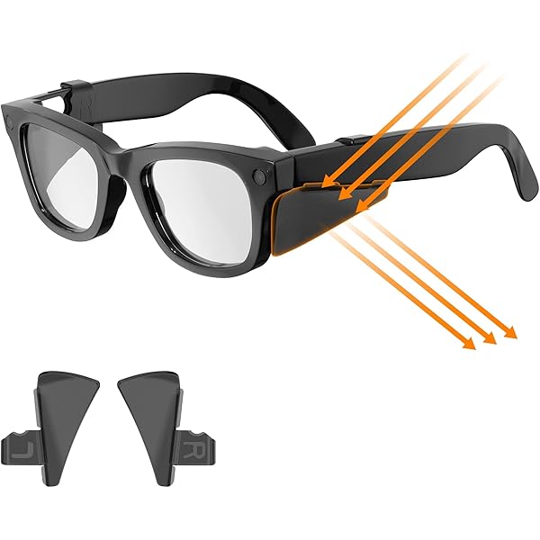 thumbnail image 2 of XD4-3 Pairs Safety Glasses Side Shields For Glasses, Flexible Slip On Eye Protection Glasses Side Shields Fits S To L Eyeglasses 04 2 of 12