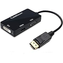 Amazon.co.jp: CableDeconn DisplayPort HDMI VGA DVI 変換 アダプター