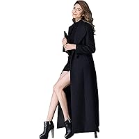 Amazon | [Evrsutu] ロングコート レディース 冬 ブラック