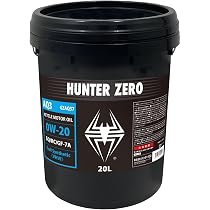 Amazon | HUNTER ZERO 車用 モーターオイル/ポリ容器/100%化学合成油