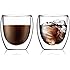 【正規品】 BODUM ボダム PAVINA パビーナ ダブルウォールグラス 250ml 2個セット 4558-10J