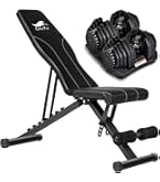 Amazon | Taimonik トレーニングベンチ＋可変式 セット商品 ダンベル