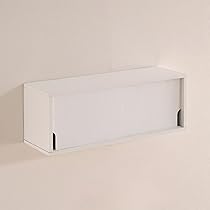 Amazon｜[山善] ウォールシェルフ 壁掛け棚 完成品 文庫本ラック