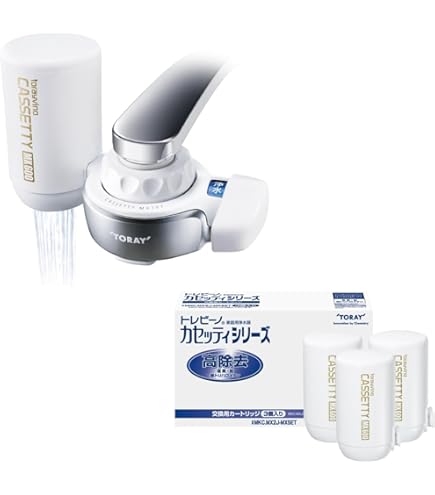 Amazon.co.jp: 東レ 蛇口取付型浄水器TORAY トレビーノ カセッティ
