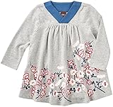Tea Collection DRESS ベビー・ガールズ カラー: グレー